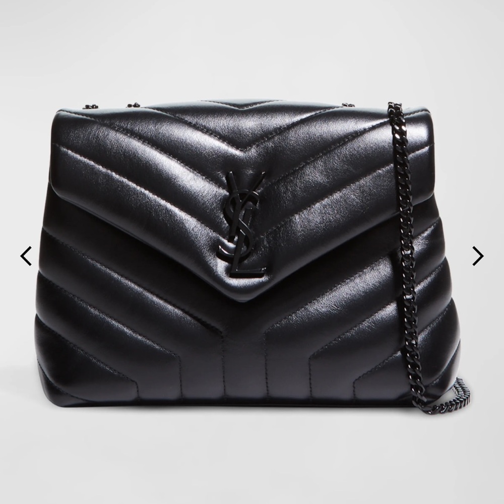 Saint Laurent "Loulou" Y-quilted overstitching calfskin bag